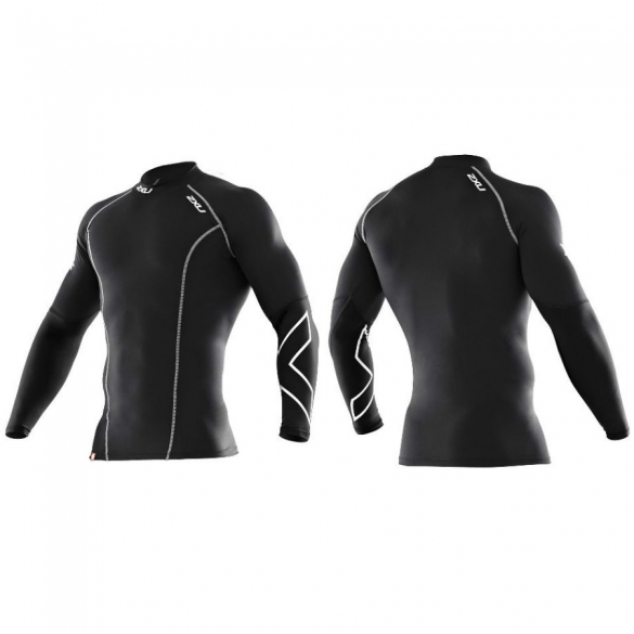 2XU Thermische compressie top L/S zwart heren MA2002a 2015 MA2002a